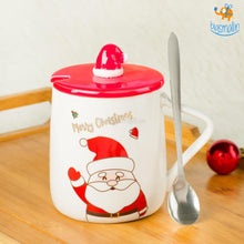 Load image into Gallery viewer, Christmas Mug With Lid &amp; Spoon
