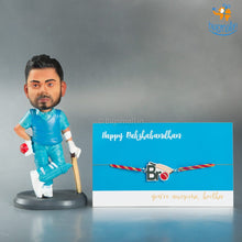 Load image into Gallery viewer, Cricket Rakhi Gift Set
