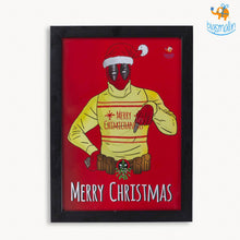 Load image into Gallery viewer, Deadpool Christmas Poster with Frame
