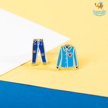 Load image into Gallery viewer, Denim Love Gold Plated Earrings
