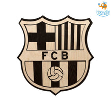 Load image into Gallery viewer, Barcelona Engraved Wooden Crest
