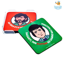 Load image into Gallery viewer, Sholay Filmy Coasters - Set of 4
