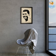 Load image into Gallery viewer, Footballer Engraved Wooden Frame (19 x 13 inches)
