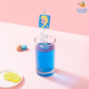 Disney Frozen Spiral Straws - Set of 2