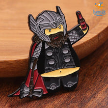 Load image into Gallery viewer, Funny Thor Metallic Lapel Pin

