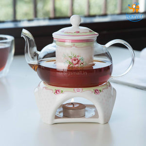 Glass Teapot with Ceramic Infuser