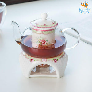 Glass Teapot with Ceramic Infuser