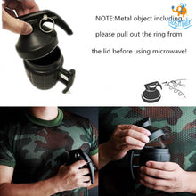 Load image into Gallery viewer, 3D Grenade Mug with Lid
