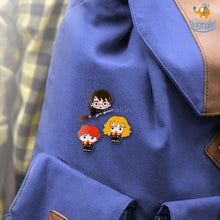 Load image into Gallery viewer, Harry Potter Character Metallic Pins - Set of 3
