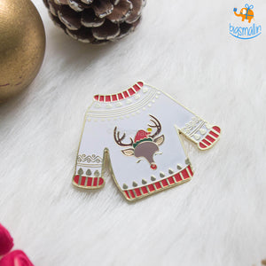 Christmas Sweater Lapel Pin