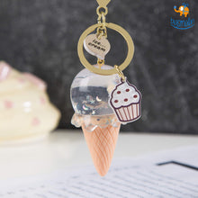 Load image into Gallery viewer, Sparkle Ice Cream Keychain
