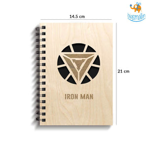 Avengers Superhero Engraved Wooden Diary