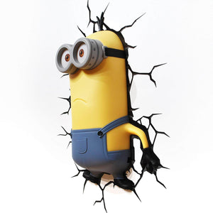 3D Minions Kevin Wall Lamp