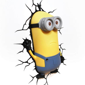 3D Minions Kevin Wall Lamp