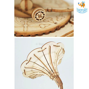 3D Wooden Puzzle - Gramophone