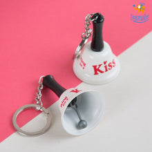 Load image into Gallery viewer, Ring For A Kiss Keychain
