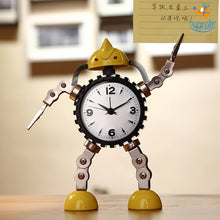 Load image into Gallery viewer, Robot Desk Alarm Clock
