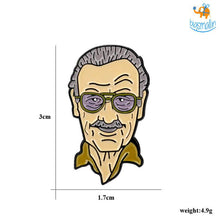 Load image into Gallery viewer, Stan Lee Lapel Pin
