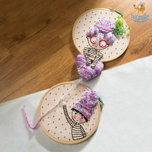Load image into Gallery viewer, Take My Heart Embroidery Hoop Wall Art
