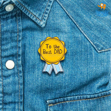 Load image into Gallery viewer, Best Dad Lapel Pin
