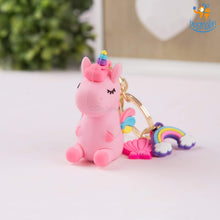 Load image into Gallery viewer, Unicorn Rainbow Keychain
