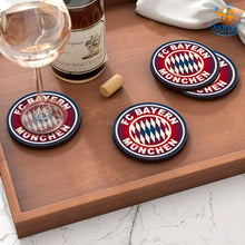 Load image into Gallery viewer, Bayern Munich FC Wooden Coasters - Set of 4
