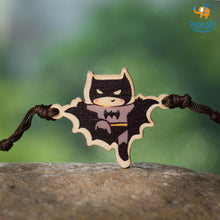 Load image into Gallery viewer, Batman Wooden Rakhi
