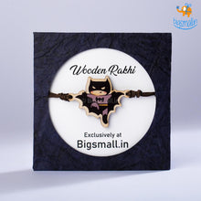 Load image into Gallery viewer, Batman Wooden Rakhi
