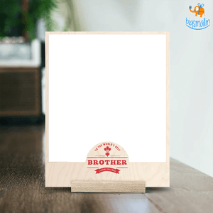 Best Brother Personalized Wooden Print Frame | COD not available