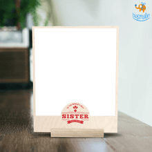 Load image into Gallery viewer, Best Sister Personalized Wooden Print Frame | COD not available
